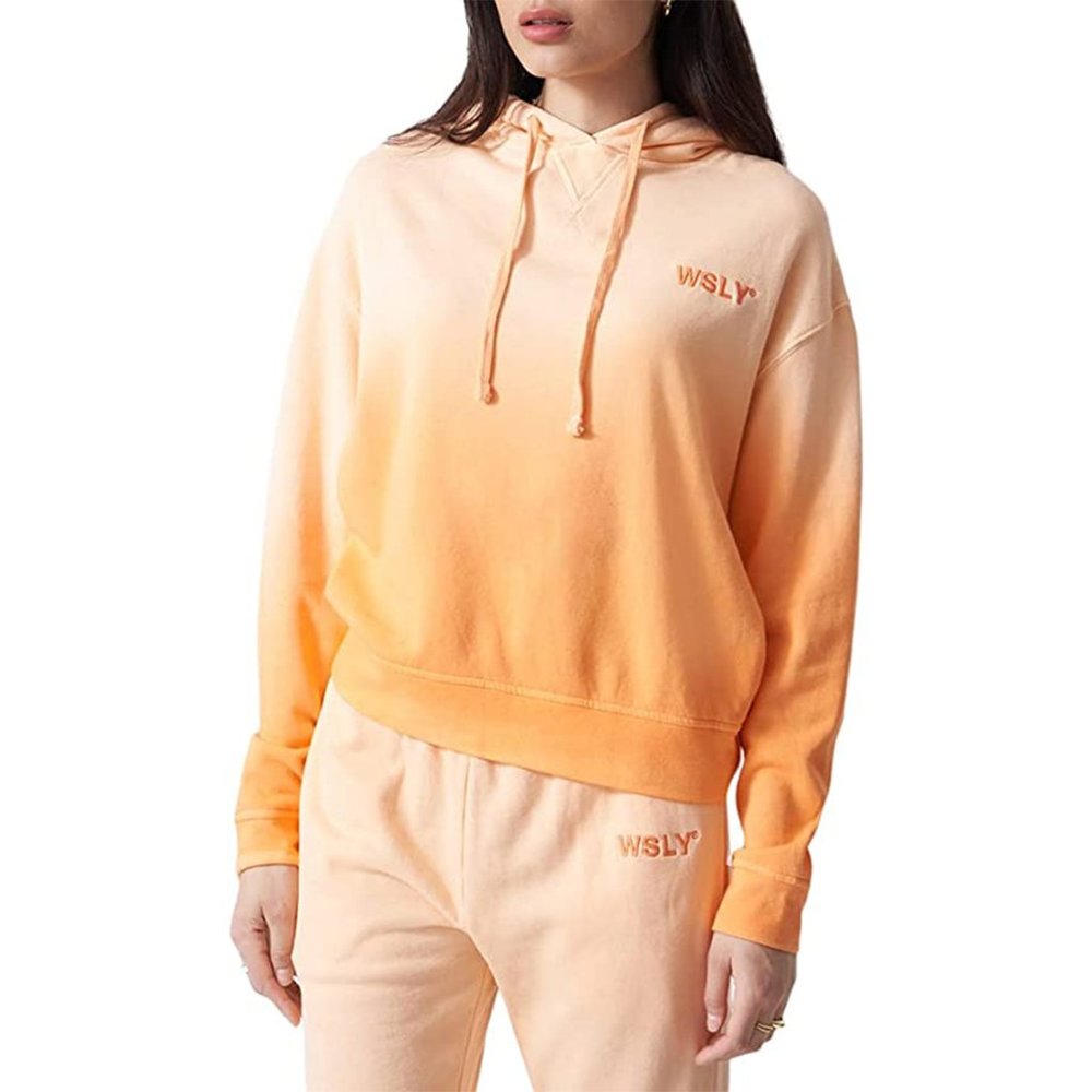 Women's WSLY Ecosoft Classic Hoodie In Cantaloupe Ombre - Medium
